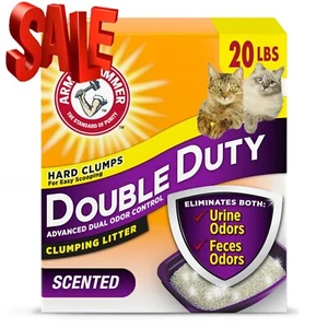 Double Duty Cat Litter, Advanced Odor Control Clumping Cat Litter, - Picture 1 of 4