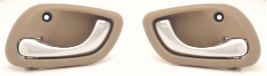 2 pc Inside Inner Handles Tan Door ( Right + Left ) for 1995-2002 Suzuki Esteem - Imagem 1 de 1