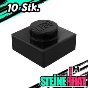 LEGO® 10x 3024 -NEU- Platte 1x1 / Platten / Basic / Schwarz / Black / 302426 - Picture 1 of 2