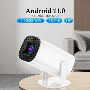 P30 Smart Mini Projector Android 11 WiFi6 Support 4K 1080P BT5.0 Projector 1280* - Picture 1 of 7