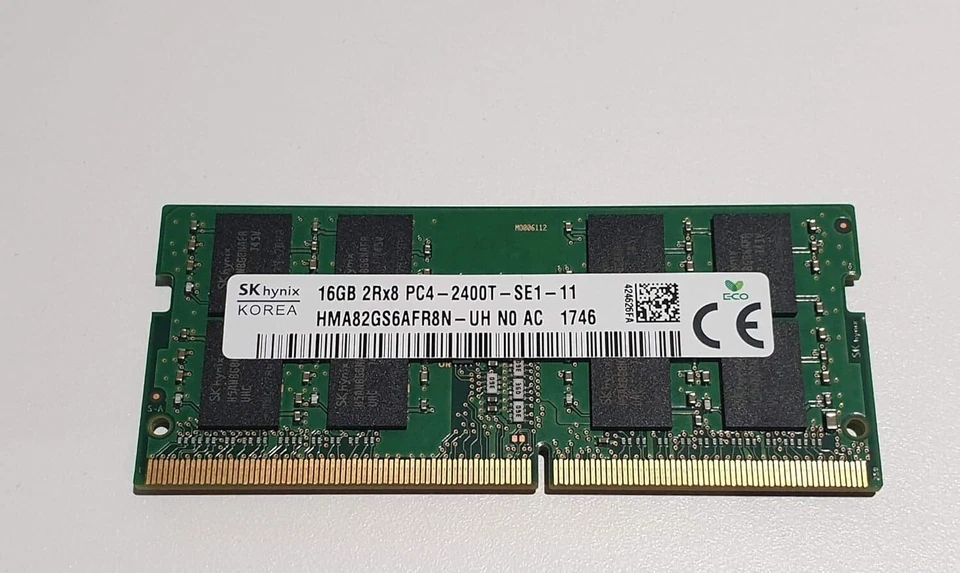 16Gb Ddr4 2400 Sodimm Ram Multicolor Internal Memory Hma82gs6afr8n - Image 1 of 3