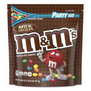 M&M's Milk Chocolate Candy Party Size Bag - 38 oz | Perfect for Sharing, Events - Picture 1 of 2