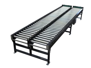 Trapo AG Doppel-Förderbahn Rollenbahn angetrieben Schwerkraftrollenbahn L3.895mm - Bild 1 von 11