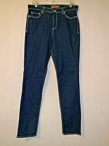 Parker Jeans PJ Denim D5166 RW Stretch Skinny Pants with Logo Patch - Size 15 - Picture 1 of 5