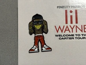 Pinzcity Lil Wayne Aux pack Scare Bear Hat Pin Welcome To The Carter Tour - Picture 1 of 18