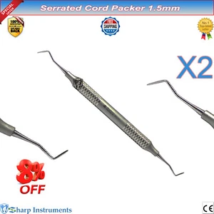 1.5mm Cord Packer Gingival Retraction Atraumatic Placement Dental Instruments CE - Foto 1 di 1
