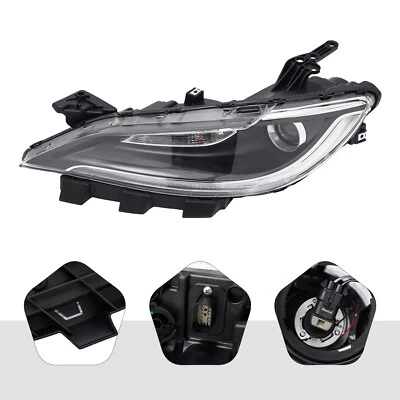 For 2016-2017 Chrysler 200 Halogen Headlight w/ LED DRL Driver Side Headlamp Foto 1 de 4