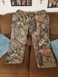 Men Mossy Oak Camo Cargo Pants 2XL 44/46 Mens XXL Hunting Camouflage Country - Picture 1 of 6
