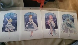 Juego de archivos transparentes Snow Miku 2019 10 aniversario, juego de 4 - Imagen 1 de 6