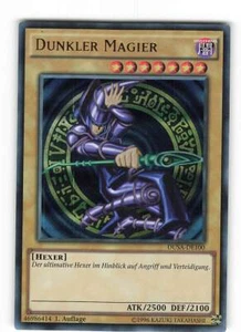 Yugioh DUNKLER MAGIER , dusa-de100 Ultra Rare deutsch Near Mint 1. Auflage - Bild 1 von 2