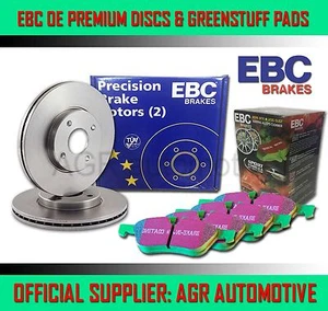 EBC REAR DISCS GREENSTUFF PADS 233mm FOR VOLKSWAGEN POLO 1.2 TURBO 110 BHP 2014- - Picture 1 of 1