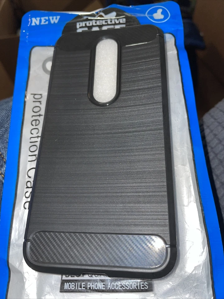 Nokia X6 2018. Черный термополиуретановый тонкий ударопрочный чехол.  B926 - Изображение 1 из 1