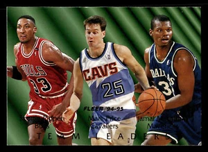 Scottie Pippen / Mark Price / Jamal Mashburn 1994-95 Fleer #2 Team Leaders - Picture 1 of 2