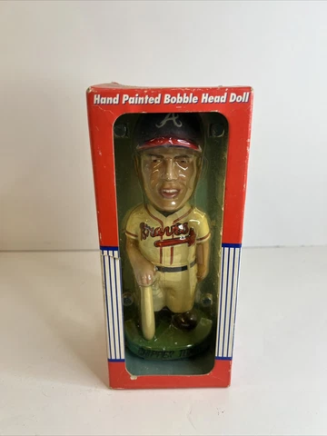 Atlanta Braves Chipper Jones Hand Painted BobbleHead Doll MLB NIB Cover