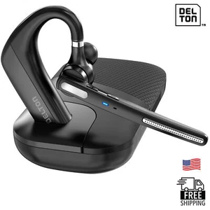 Auriculares inalámbricos Bluetooth Delton 90X con estuche de carga - negros - Imagen 1 de 9