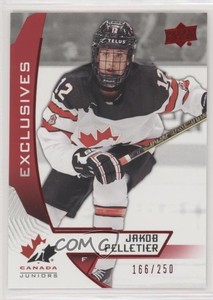 2019 Upper Deck Team Canada Juniors Exclusives /250 Jakob Pelletier #3