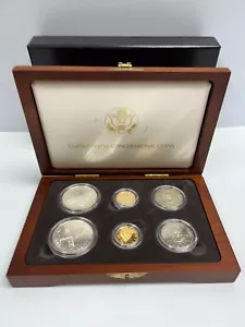 1989 United States Congressional 6-Coin Set - Box & COA - Picture 1 of 5