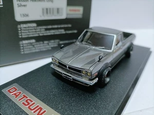 IG 1 43 Nissan Datsun Wide body B121 Hakodora Silver Resin Car Model - Picture 1 of 6