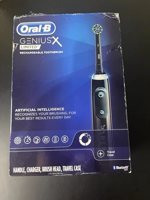 Oral-B Genius X Limited электрическая зубная щетка с искусственным интеллектом - черная - Изображение 1 из 4
