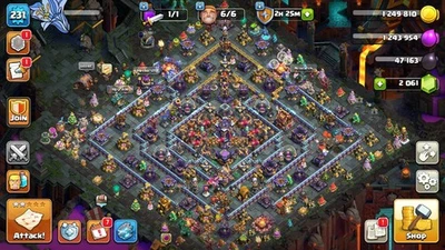 TH 15 231 lvl GOOD DEF | 90-90-64-65-40 Heroes | 6 BUILDERS | CHEAP - Image 1 of 4