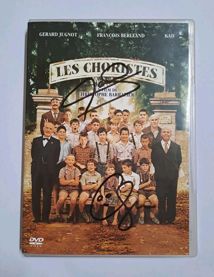 DVD LES CHORISTES - DÉDICACÉ PAR GERARD JUGNOT & JEAN B. MAUNIER - AUTOGRAPHE - Photo 1/1