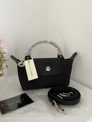 Sac Mini Longchamp XS Full Black - NEUF Avec Étiquette & Bandoulière - Photo 1/4