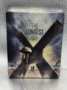 The Longest Day Best Buy Exclusive 2-disc Blu-ray DVD Steelbook OOP Very Good - Foto 1 di 7