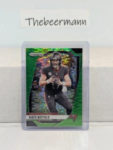 2024 Panini Prizm Baker Mayfied Neon Green Pulsar #268 Tampa Bay Buccaneers - Picture 1 of 2