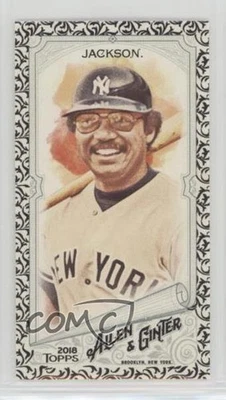 2018 Topps Allen & Ginter Mini Black Reggie Jackson #264 HOF - Image 1 of 2