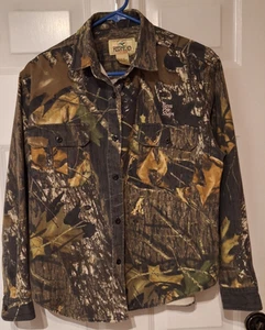 Redhead For Her Mossy Oak Break Up Camo Bass Pro Shops Button Up Shirt Women’s M - Picture 1 of 5