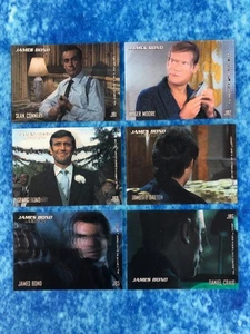 James Bond In Motion James Bond Lenticular Cards Complete Chase Set - Picture 1 of 8