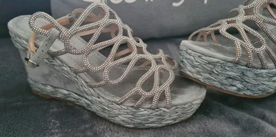 Ralph Harrison Designer Damen Schuhe Gr.39 Glitzer Strasssteine NEU NP 129€ - Bild 1 von 4