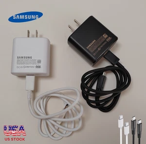 ✅Caricabatterie e Cavo da Parete Ricarica Super Veloce USB-C Originale Samsung Galaxy 45 Watt - Foto 1 di 17