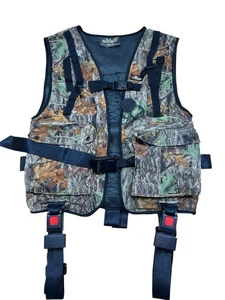 Big Game Treestands CR85-VSM Hunting Safety Harness Vest S/M 100–175 lbs Camo - Picture 1 of 4