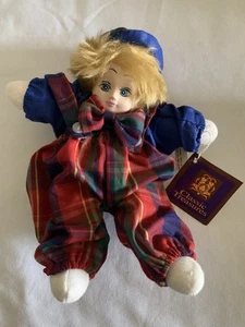Vintage Classic Treasures Porcelain Clown Doll Meagan Girl - Picture 1 of 3