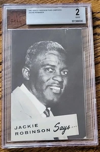 JACKIE ROBINSON 1957 NAACP Freedom Fund Campaign Folder BVG 2+ Civil Rights - Picture 1 of 4