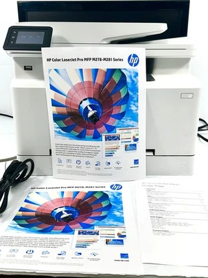 HP Color LaserJet Pro MFP M281CDW WIFI Printer. Pg: 2200 Only, (NO TONER) TESTED - Image 1 of 4