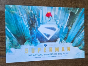 2025 SDCC COMIC CON EXCLUSIVE DC STUDIOS SUPERMAN ART & MAKING FILM PROMO CARD - Picture 1 of 1