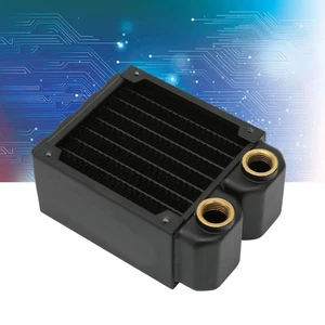 Water Cooling Radiator Double Layers 8 Pipes G1/4 Thread Brass Water Cooler W CT - Picture 1 of 22