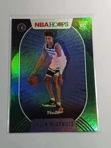 2020-21 Panini NBA Hoops Jaden McDaniels Rookie Card (RC) */99 GREEN #245 - Picture 1 of 2