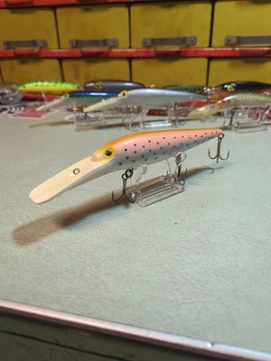 "Винтажный Storm ""Big-Mac""." Узор из форели. Отличная чистая приманка. "Pre-Rapala" - Изображение 1 из 4