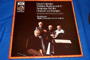 BEETHOVEN CONCERTO UT MAJEUR OP.56-ROSTROPOVITCH,RICHETR,KARAJAN,OISTRAKH 1970 - Picture 1 of 1