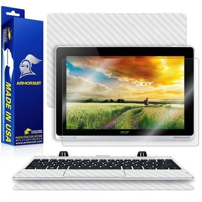 ArmorSuit Acer Aspire Switch 10 (SW5012) Screen Protector + White Carbon Fiber - Image 1 of 4