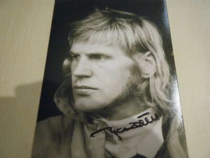 REINE WISELL SIGNED AUTOGRAPHED PHOTOGRAPH LOTUS 72 BRM P153 P160B 160C MARCH - Picture 1 of 1