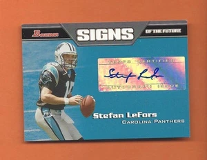 Bowman Signs of the Future 2005 Stefan Lefors automático #sf-Sl Carolina Panthers - Imagen 1 de 1
