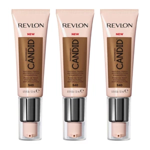 Revlon Photoready Candid Natural Finish Foundation 22ml - 540 Walnut x3 - Bild 1 von 2
