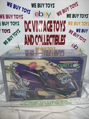 Vintage 1989 Playmates TMNT Teenage Mutant Ninja Turtles Footcruiser AFA 80 - image 1 of 4