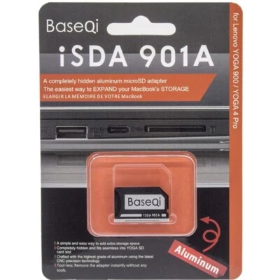 BaseQi for Lenovo ThinkBook 14/Lenovo ThinkBook 15.6 MicroSD Card Reader 901A - Image 1 of 4