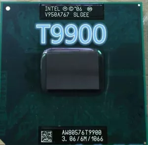 Intel Core 2 Duo T9900 SLGEE 1066 MHZ 3.06GHz 6 MB CPU Prozessoren - Bild 1 von 2