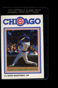 1987 David Berg Chicago Cubs Dave Martinez